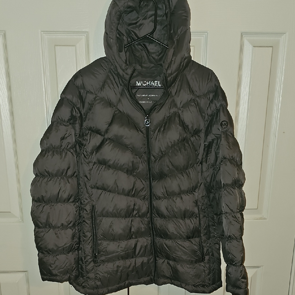 Michael Kors Charcoal Quilted Jacket